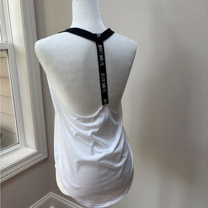 Nike Dri-FIT White Tank with Black Strap